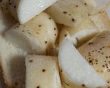 皮付きゴロゴロ焼き山芋チーズトースト♡作り方6写真