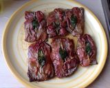 牛肉のサルティンボッカ・アッラ・ロマーナ作り方6写真