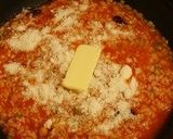 トマトとミックスビーンズのチーズリゾット作り方4写真