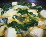 ほうれん草と豆腐の卵とじ♪作り方13写真