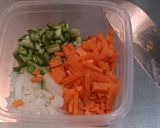 一人の時の残り物焼飯作り方1写真