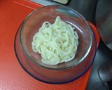 香味ごぼうの牛肉うどん作り方8写真