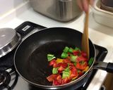 お弁当に簡単パプリカとかぼちゃの甘酢あん作り方4写真