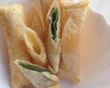 簡単★餃子の皮で大葉チーズ巻き揚げ♥︎作り方5写真