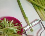 アスパラ皮のかきあげ作り方1写真