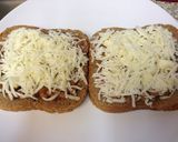 バジルと納豆のピザトースト作り方3写真