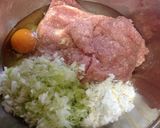 鶏つくね丼作り方1写真