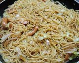 ロールパンで焼きそばパン作り方3写真