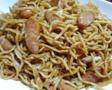 ロールパンで焼きそばパン作り方4写真