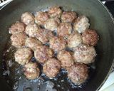 揚げない!ハンバーグのたね肉団子作り方3写真