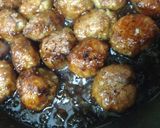 揚げない!ハンバーグのたね肉団子作り方5写真