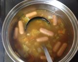 ウインナーとたっぷり野菜のカレースープ♬作り方5写真