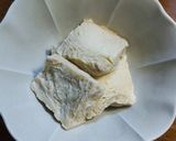 生湯葉みたいな蕗の薹のあんかけ冷凍豆腐作り方6写真