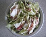 キャベツと豚バラ肉のレモン蒸し作り方2写真
