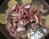 砂ズリとミョウガのサッパリ漬け☆作り方2写真