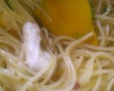 コリンキーとズッキーニ＆生ハムのパスタ作り方5写真