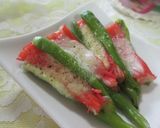 ししとうのカニカマ＆チーズ焼き作り方3写真