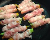 野菜とふだ肉巻き♡作り方4写真