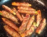 野菜とふだ肉巻き♡作り方6写真