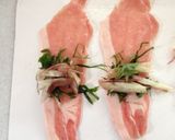 豚ロースでみょうがとシソ巻き♪作り方3写真