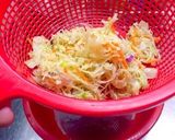 ラーメンスープでドレッシングサラダ作り方5写真