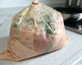 モモ肉味噌バジル作り方1写真