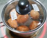 バルサミコで酢卵！作り方1写真