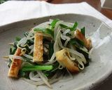 もやしとニラと揚げのポン酢あえ作り方6写真