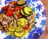 ズッキーニとトマトと豚肉の彩りワイン煮作り方9写真