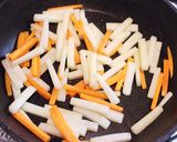 簡単!コンニャクと大根と人参のきんぴら作り方4写真