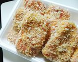豚ロース薄切りニンニクとチーズ挟み豚カツ作り方2写真