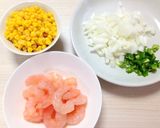エビとコーンの激ウマピラフ作り方1写真