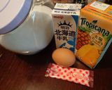 生クリーム不使用！フルーツミルクムース作り方1写真