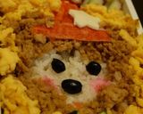 モンチッチのキャラ弁作り方2写真