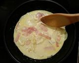 塩レモンのクリームパスタ作り方3写真