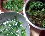 野草をたのしむ~ツユクサの煮びたし作り方1写真