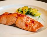 秋サーモン スイートチリロースト　秋鮭で作り方3写真