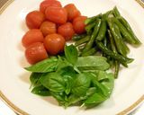 絹豆腐とチーズの夏野菜のヘルシーサラダ♪作り方1写真