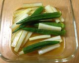 レンジで簡単！オクラと大根のカレーマリネ作り方5写真