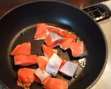 サーモンとチキンとキャベツのクリーム煮作り方4写真