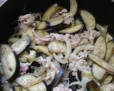 ナスと豚肉の卵とじ(＞ｙ＜)作り方2写真