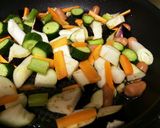 簡単！オリーブオイルで野菜炒め作り方3写真