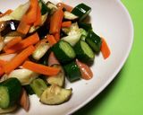 簡単！オリーブオイルで野菜炒め作り方5写真