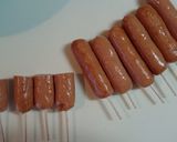 おやつに☆HM豆腐のミニアメリカンドッグ作り方4写真