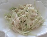 鶏肉と玉ねぎで♫わさびマヨ醤油サラダ作り方5写真