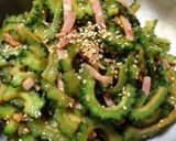 ゴーヤ炒め☆ミンチ＆味噌作り方5写真