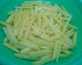 ノンフライヤーでフライドポテト作り方1写真