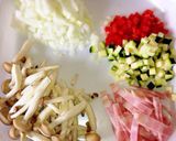 ガーリック風味の濃厚チーズリゾット♡作り方1写真