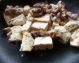豆腐と白ネギのオイスター炒め♪作り方3写真
