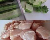 鶏肉ゴーヤの塩レモン炒め作り方1写真